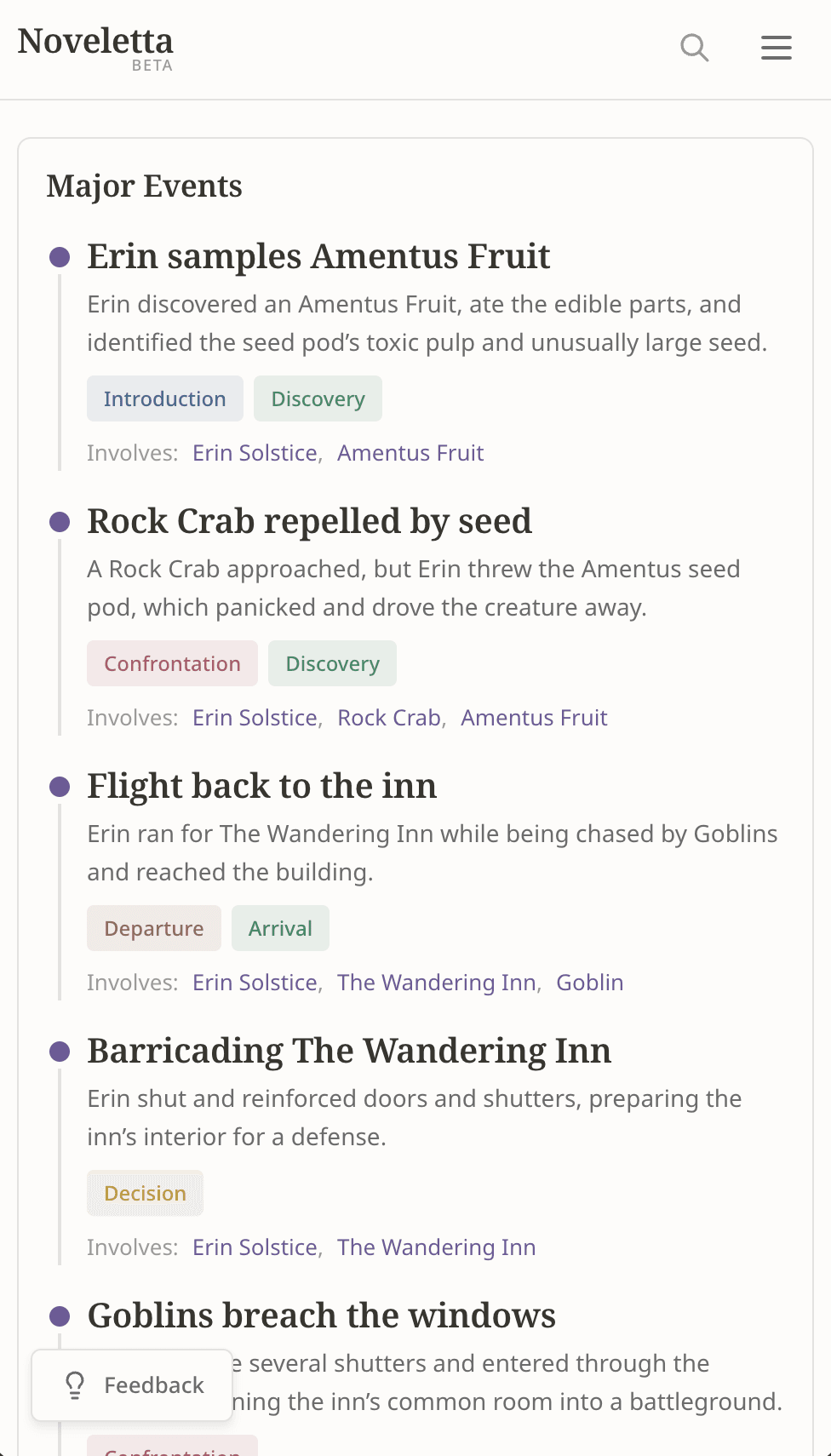 Noveletta screenshot 1